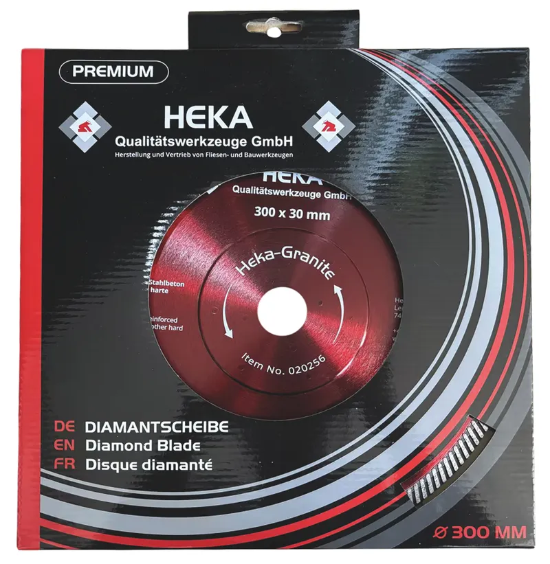DTS Heka-Granite, 300 mm, 30 mm inkl. Reduzierring 30 zu 25 & 25 zu 22,2 2