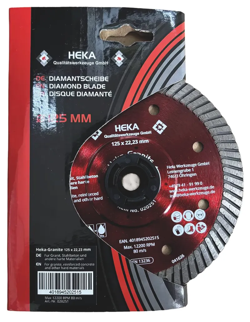 DTS Heka-Granite, 125 mm, 22,23 mm 2