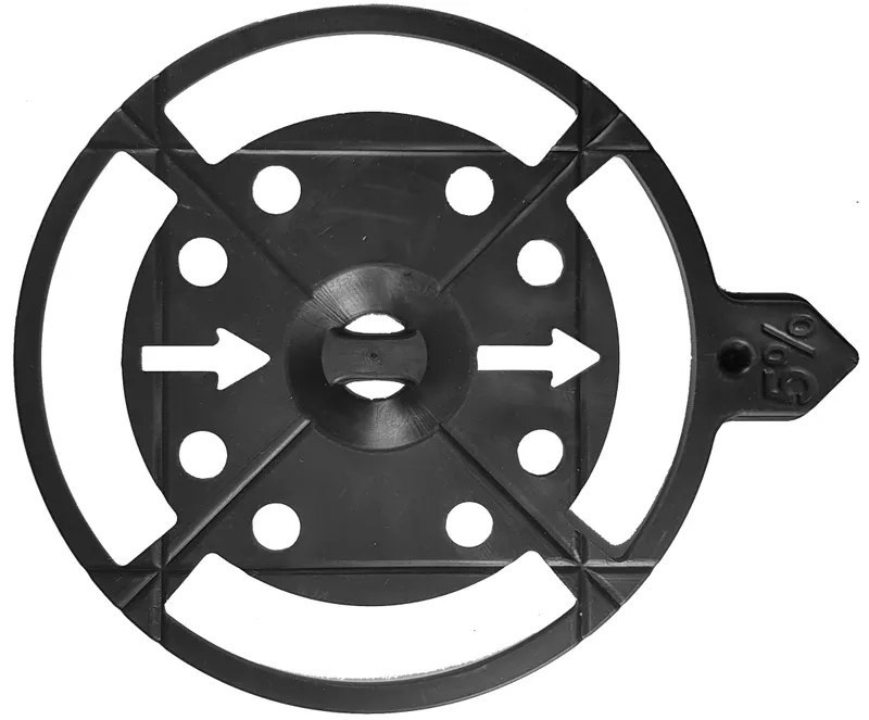 Neigungskompensator 120 mm 5 % für Stelzlager 1