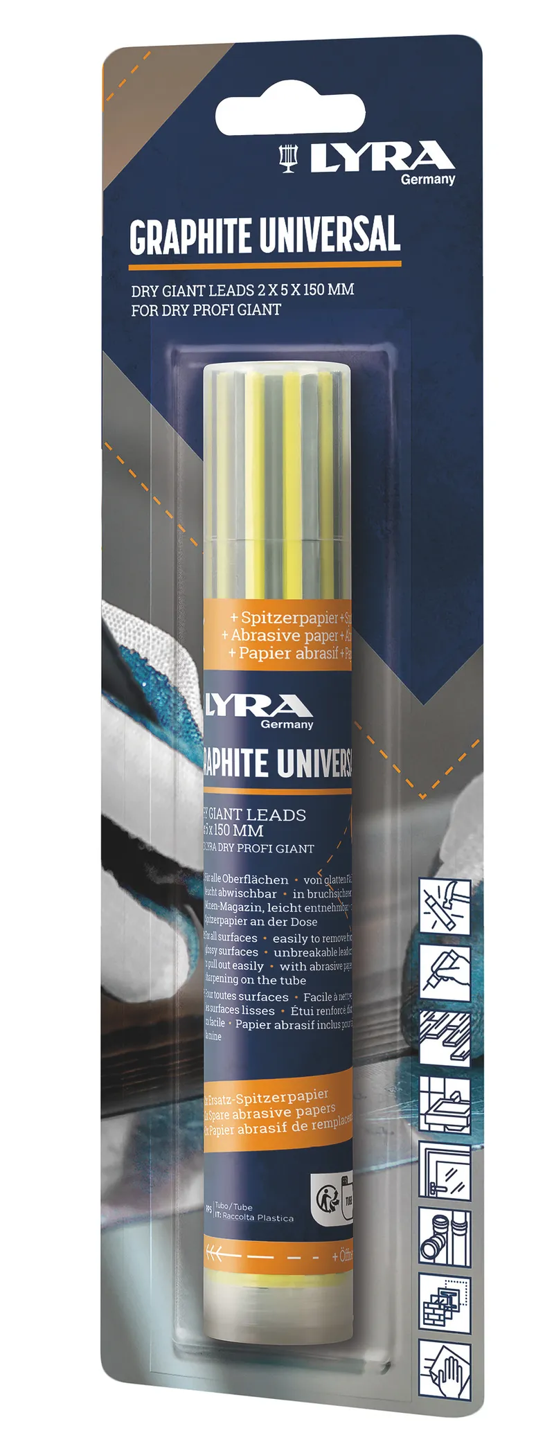 Lyra DRY Profi Giant 12 x Mienen graphit 1
