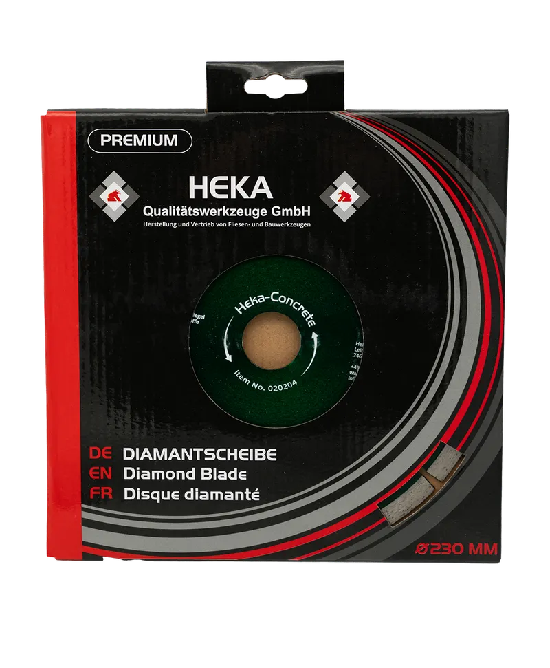 DTS Heka-Concrete, 230 mm, 30 mm inkl. Reduzierring 30 zu 25 & 25 zu 22,2 2