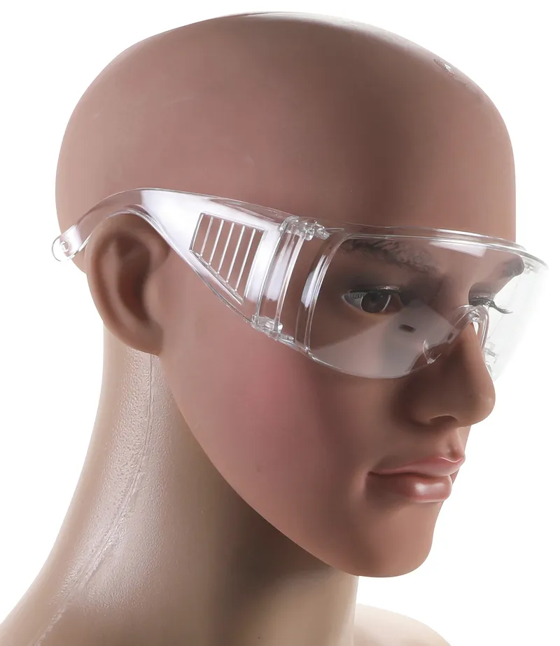 Schutzbrille, klar, transparent breite Ausführung, mit Seitenlüftung 1