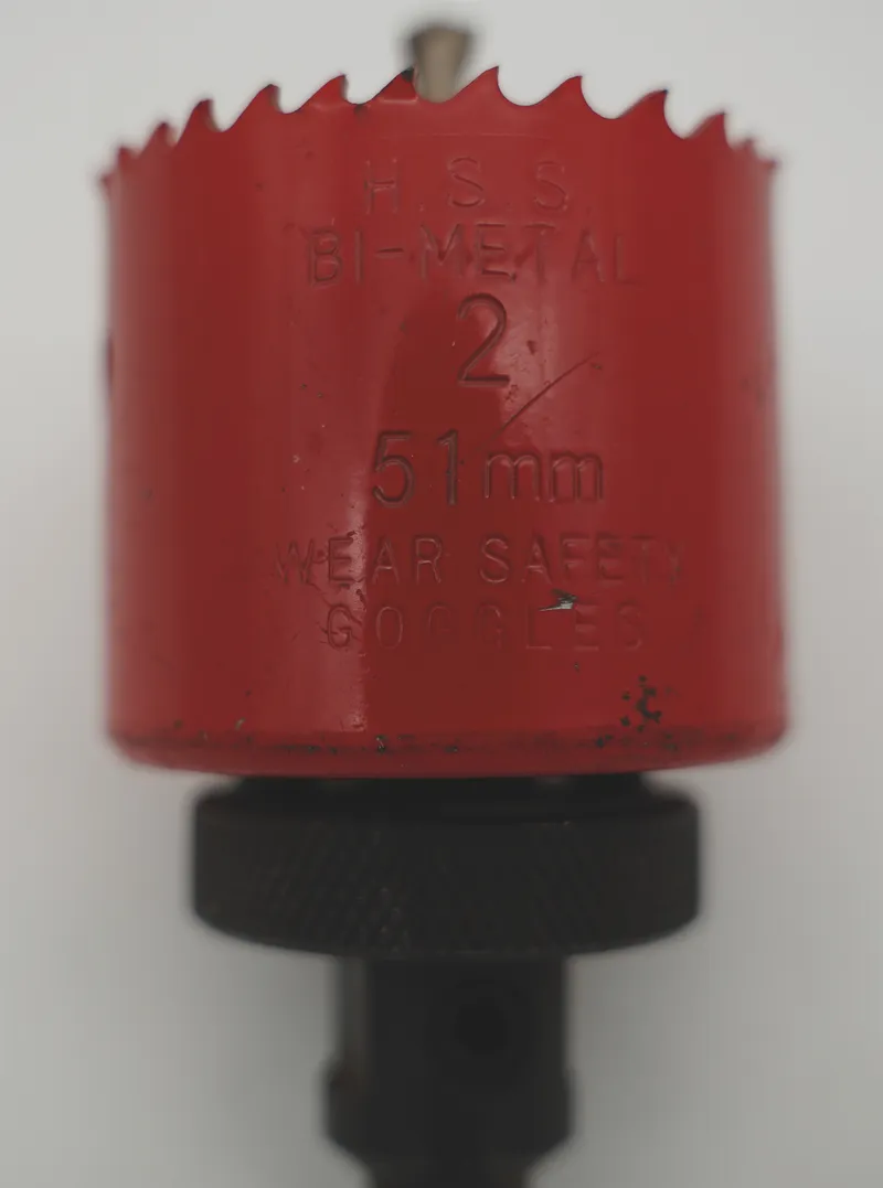 Lochsäge 51.0 für Wasseransaugung incl. Aufnahme 2