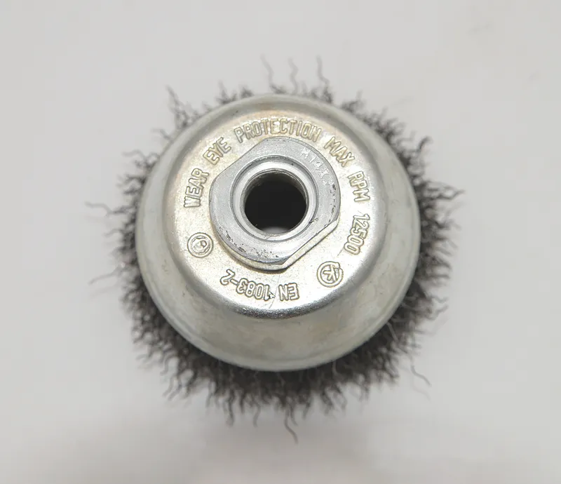 Topf-Stahldrahbürste 75/0,30 mm M14 2