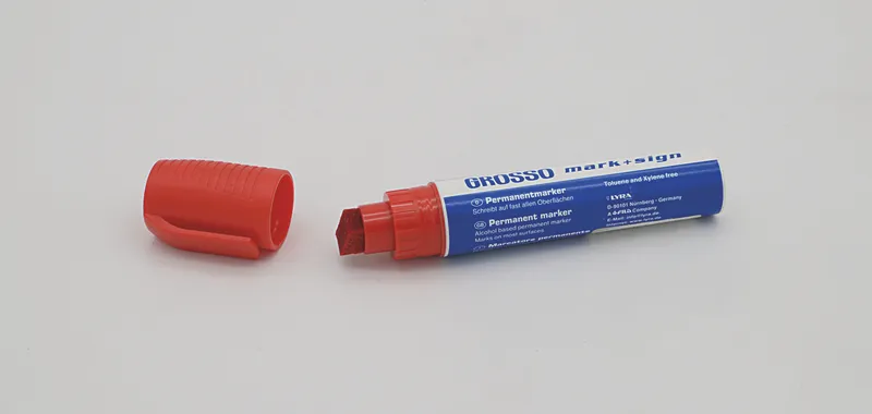 Permanentmarker 4-12 mm rot 1