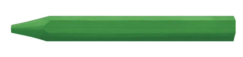 Signierkreide Ø 11 mm/110 mm grün hexagonal ohne Papierummantelung 0