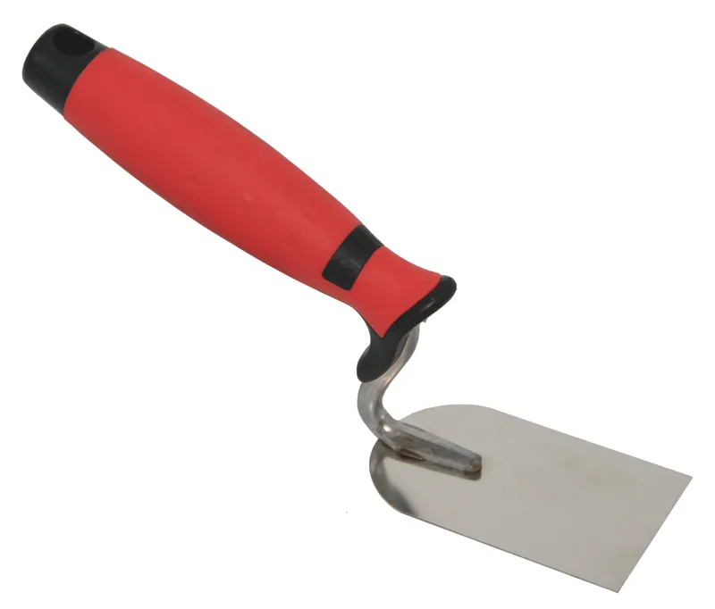 Gipserspachtel 80 mm rostfrei mit langem Softgriff 0