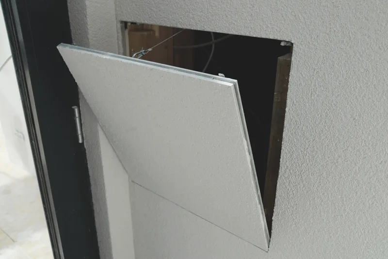 Trappe de visite 300 x 300 mm aluminium/GK insert 12.5 mm 5