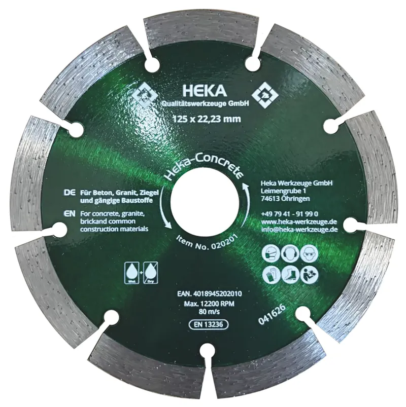 DTS Heka-Concrete, 125 mm, 22,23 mm 0