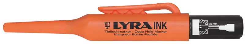 Lyra Ink Tieflochmarker schwarz 0