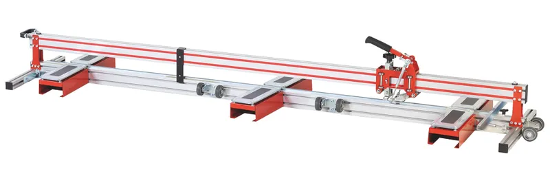 GiantCut 2600 mm und 2 Auflagetischen für Plattenstärken bis 1 cm 0