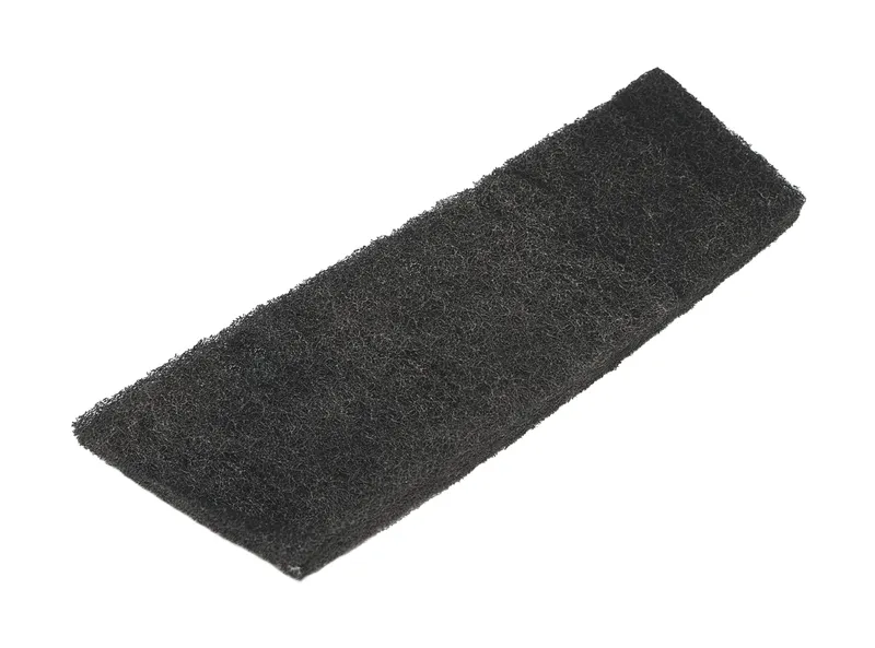 Revêtement de coussin 400 x 125 mm noir grossier 0