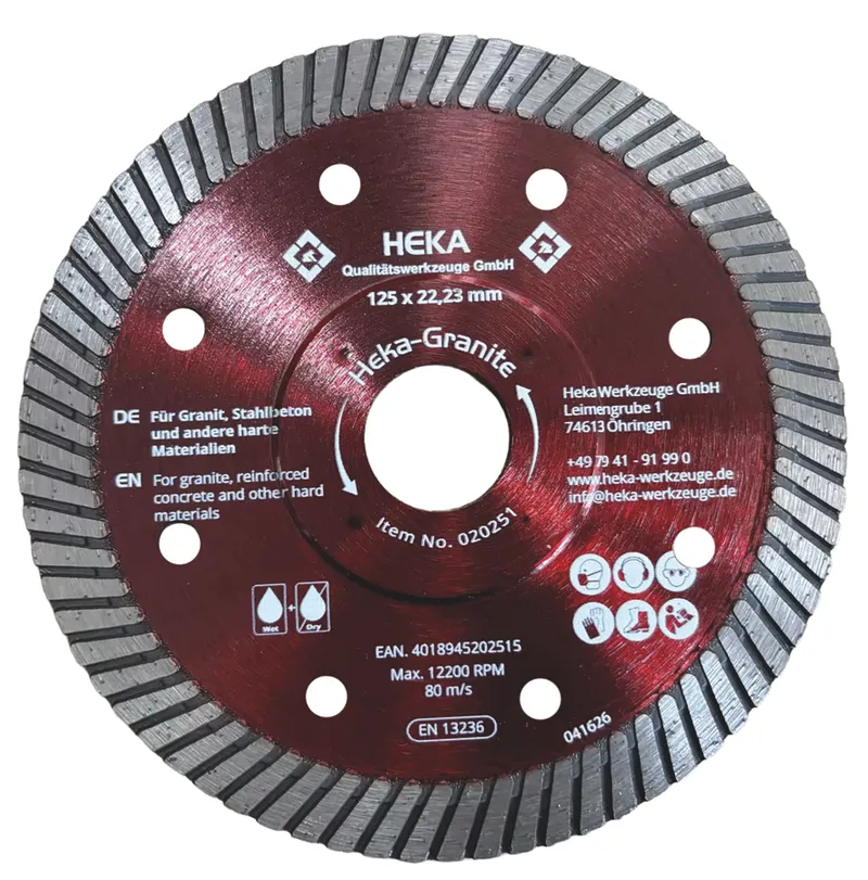 DTS Heka-Granite, 125 mm, 22,23 mm 0