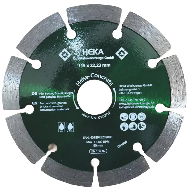 DTS Heka-Concrete, 115 mm, 22,23 mm 0
