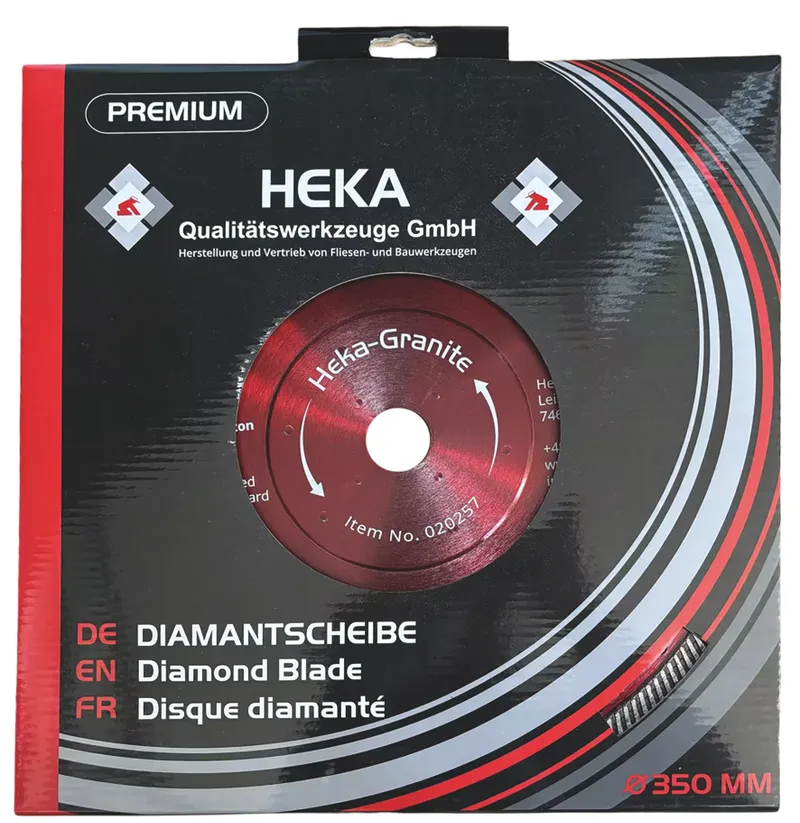 DTS Heka-Granite, 350 mm, 30 mm inkl. Reduzierring 30 zu 25 & 25 zu 22,2 2