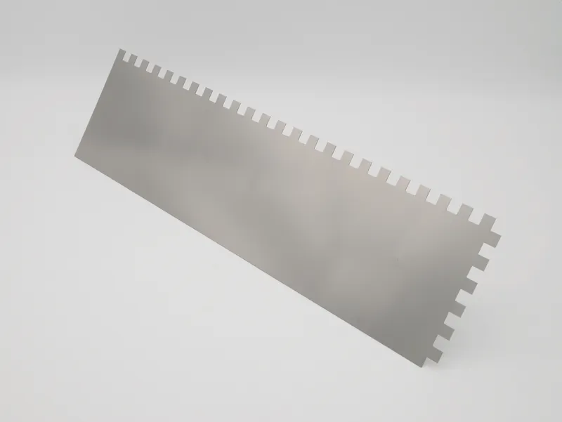 Schweizer Glättekelle 10x10x10 rostfrei Softgriff 1