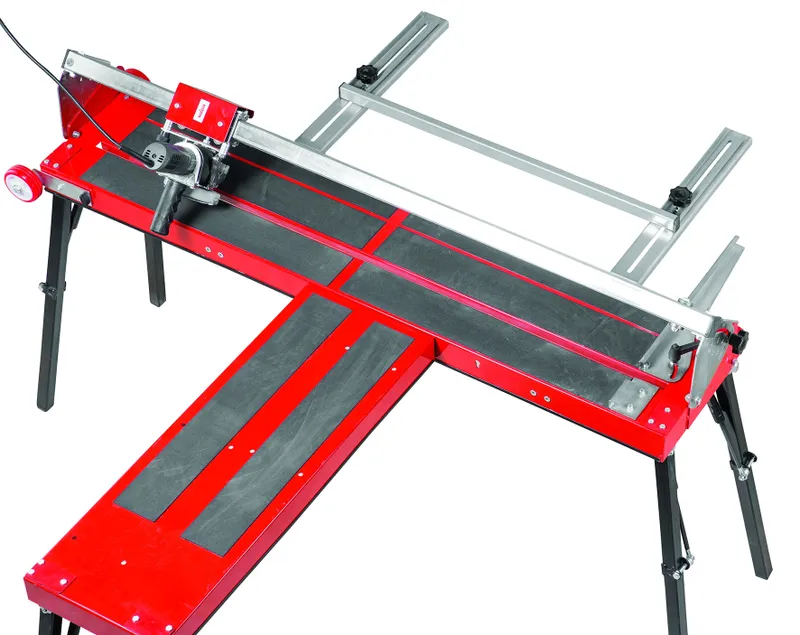 Elektrischer Fliesenschneider TitanCut 1600 mm mit Beine und Seitenanschlag 1
