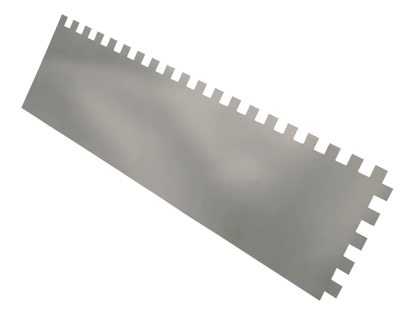 Schweizer Glättekelle 12x12x12 rostfrei Softgriff 1