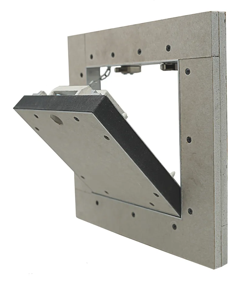Revisionsklappe 400 x 400 mm GK=25 F30 für Wand, Vierkantverschluss 0