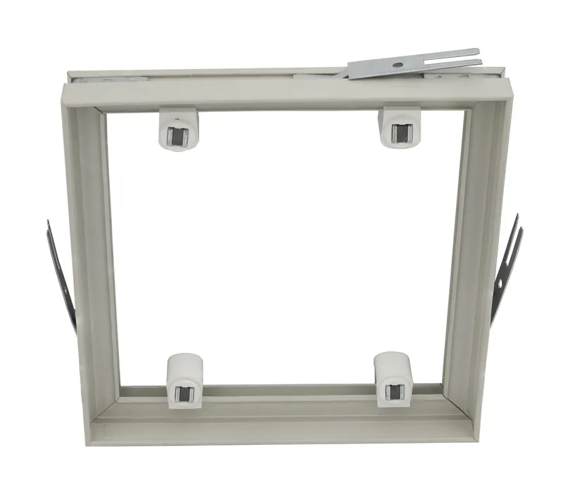 PVC Fliesenrahmen magnetisch grau 506 x 506 mm 1