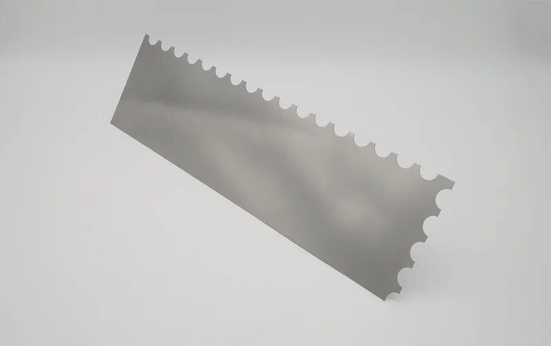 Schweizer Glättekelle halbrund rostfrei Softgriff 20x10x7,5 1