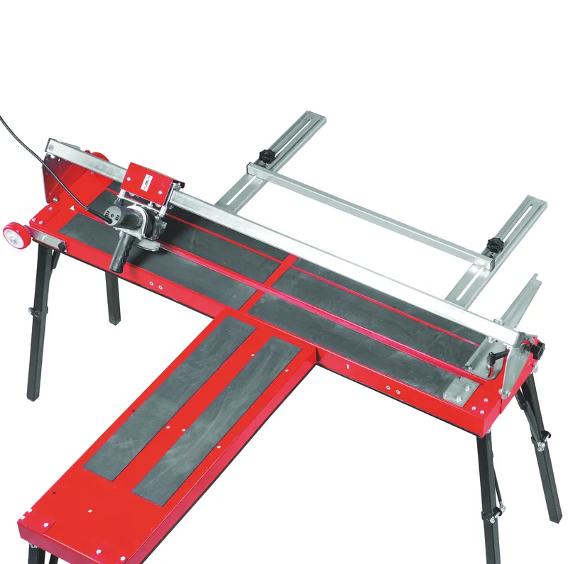 Elektrischer Fliesenschneider TitanCut 1200 mm mit Beine und Seitenanschlag 1