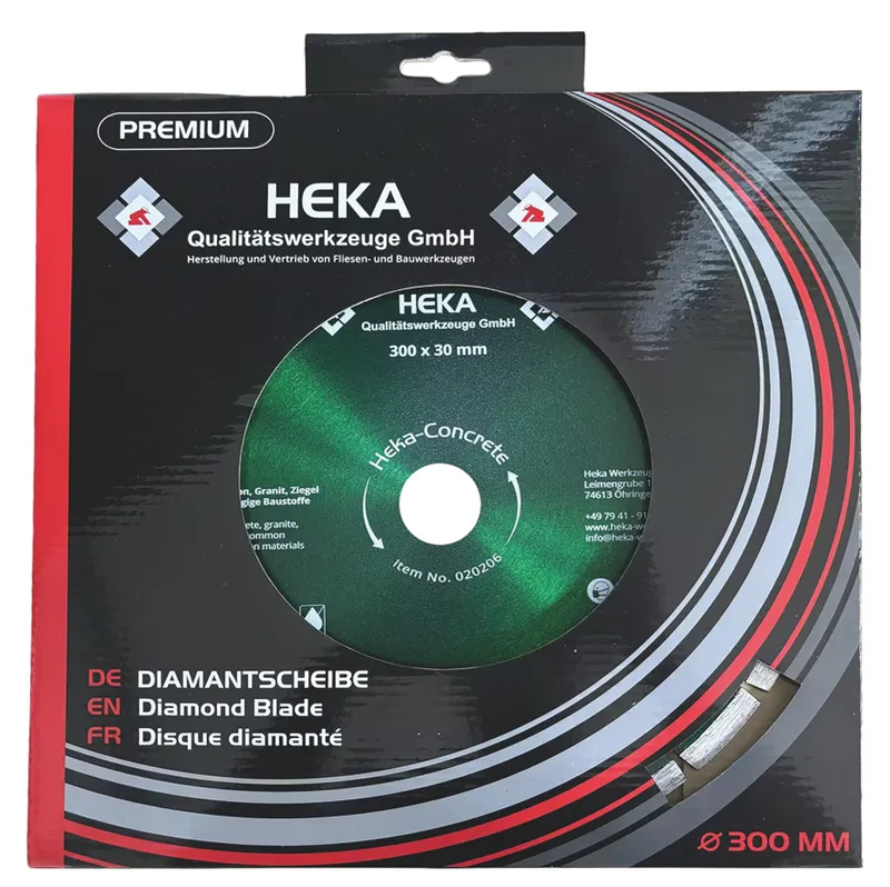DTS Heka-Concrete, 300 mm, 30 mm inkl. Reduzierring 30 zu 25 & 25 zu 22,2 2