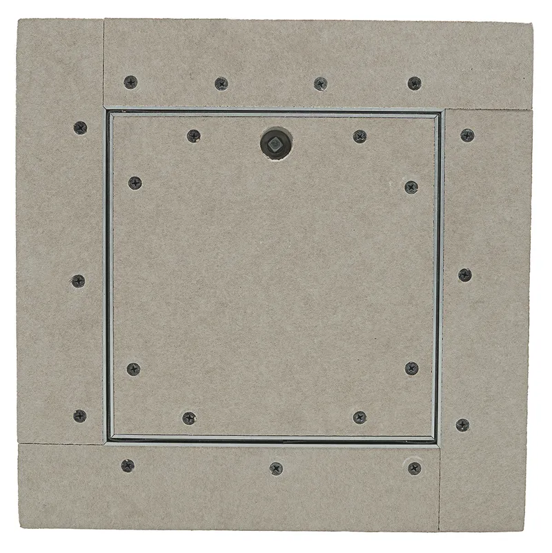 Revisionsklappe 500 x 500 mm GK=30 F60 für Wand, Vierkantverschluss 1