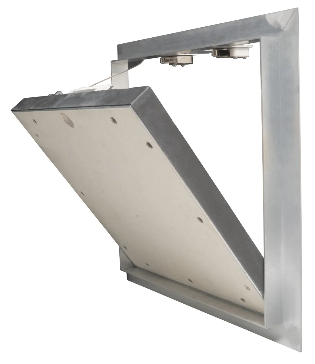 Revisionsklappe 300 x 300 mm GK=30 F60 für Decke, Vierkantverschluss 0