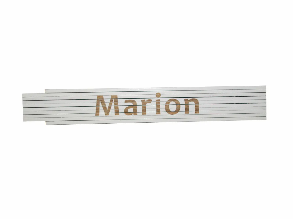 Meterstab weiß Marion 0
