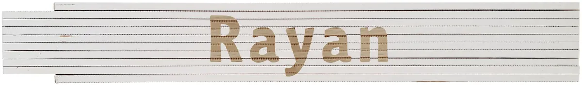 Meterstab weiß Rayan 0