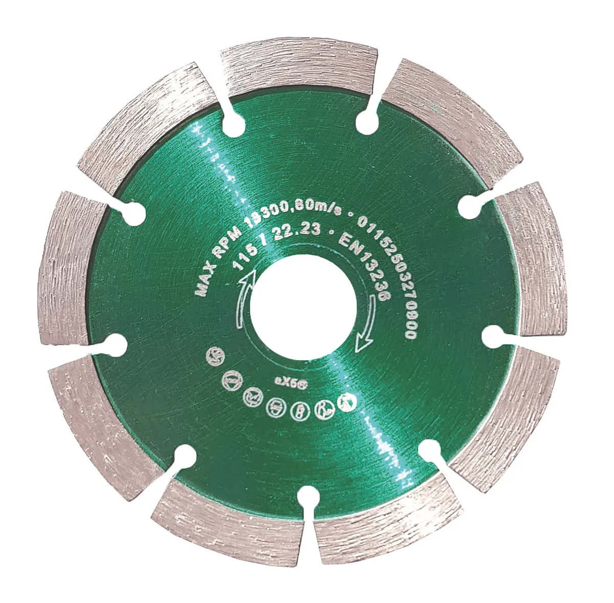 Diamant-Trennscheibe 115/22,2 mm Beton grün 0