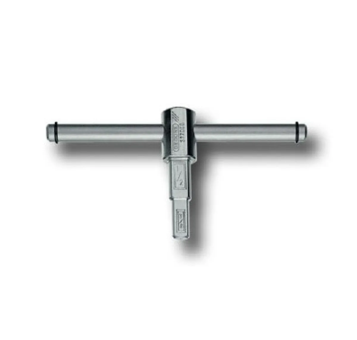 Sechskantschlüssel 3/8"-3/4" mit Rille und Quergriff,Länge 90 mm 0