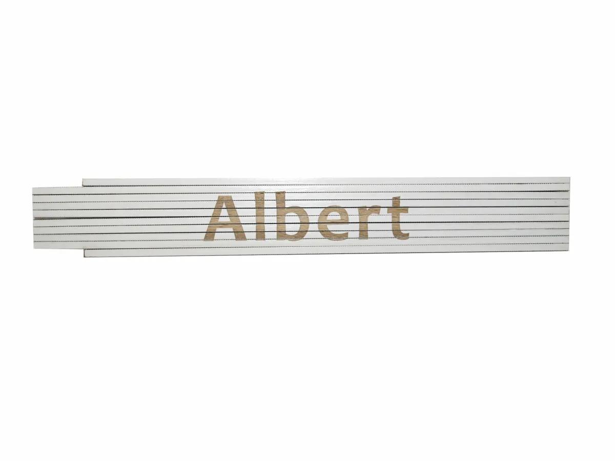 Meterstab weiß Albert 0