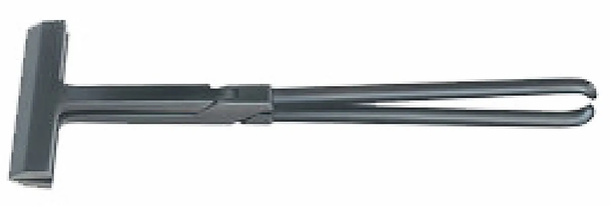 Deckzange 140 mm gebogen mit aufgelegtem Gewerbe 0