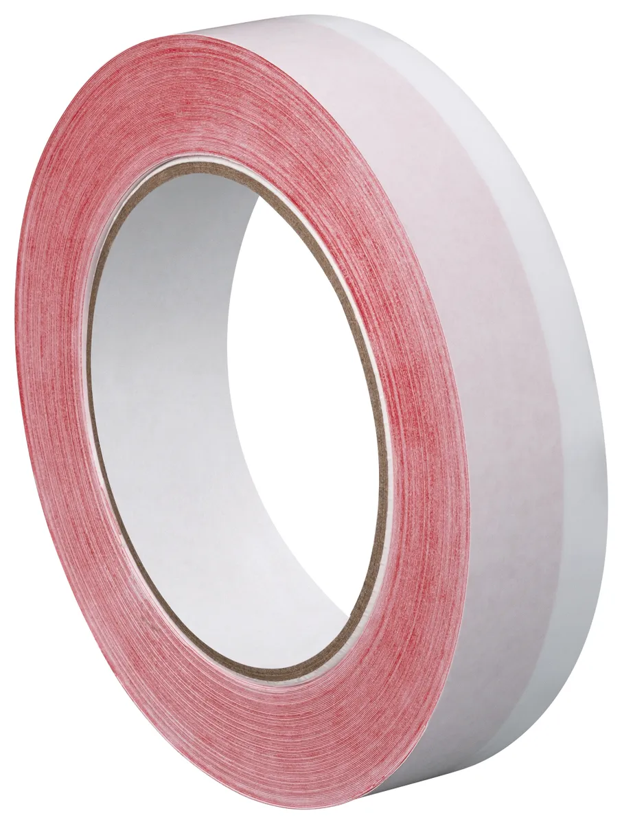 Maskenband 25 m x 25 mm rot -weiß 0