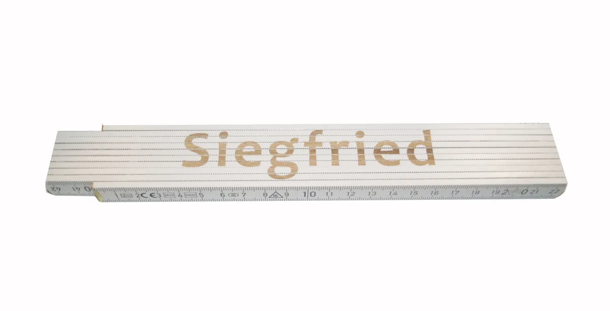 Meterstab weiß Siegfried 0