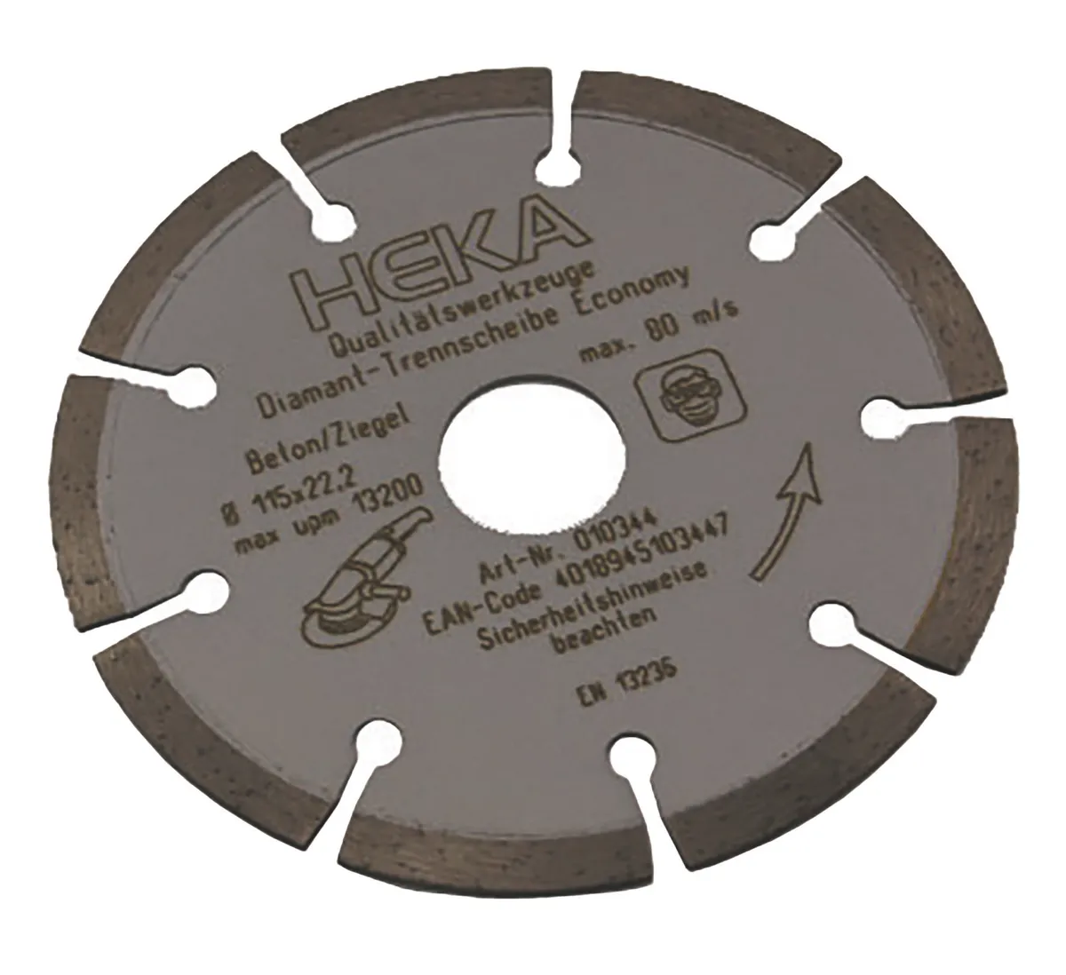 Diamond disc Economy 150 mm B: 22.2 mm 0