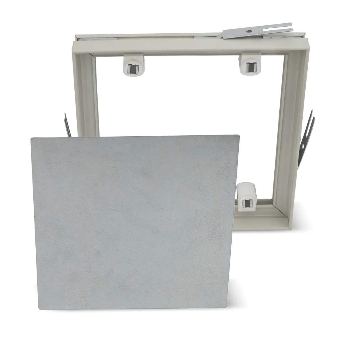 PVC Fliesenrahmen magnetisch grau 156 x 156 mm 0