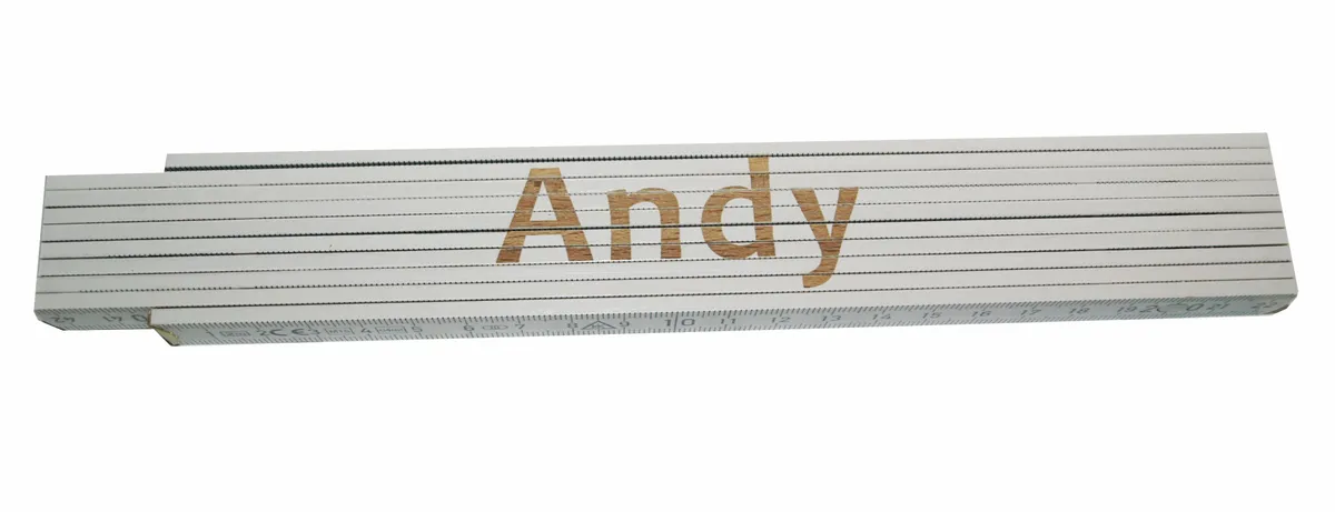 Meterstab weiß Andy 0