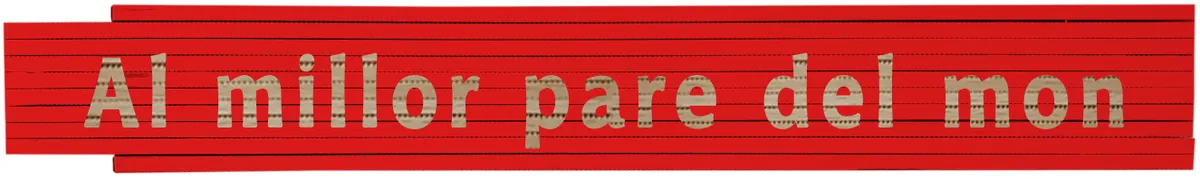 Meterstab rot Al millor pare del mon 0