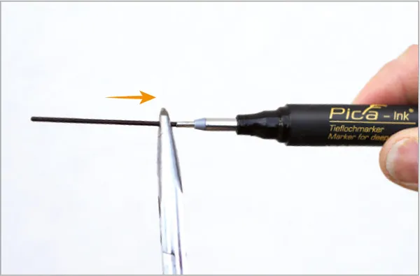 Pica INK Tieflochmarker Schwarz 150/46 5