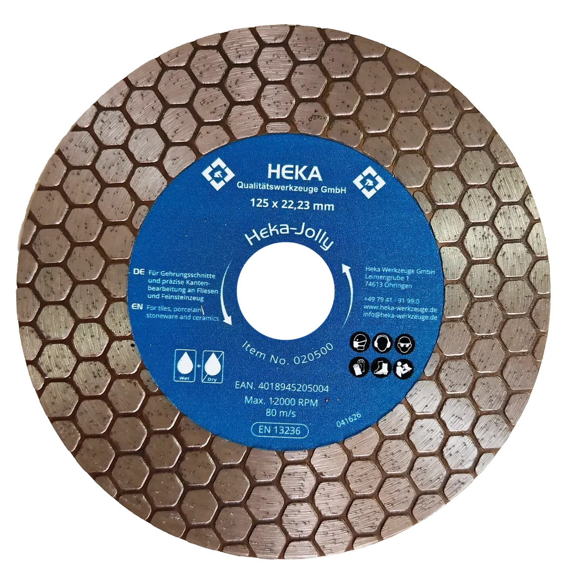 DTS Heka-Jolly 125 mm, 22,23 mm 0