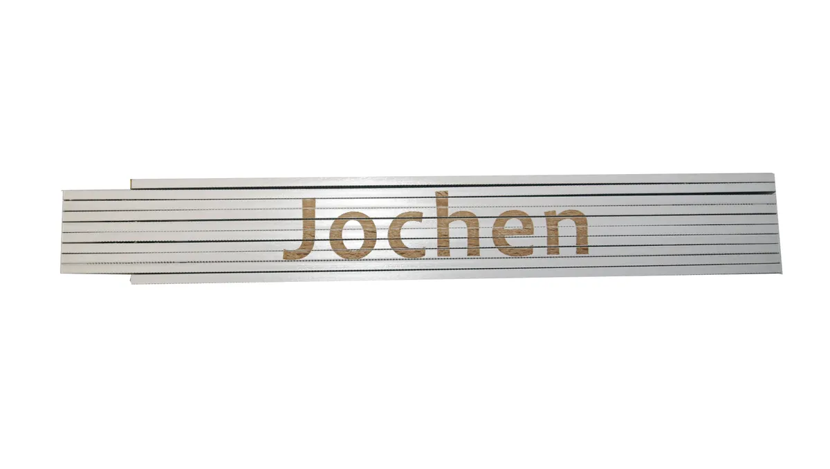 Meterstab weiß Jochen 0