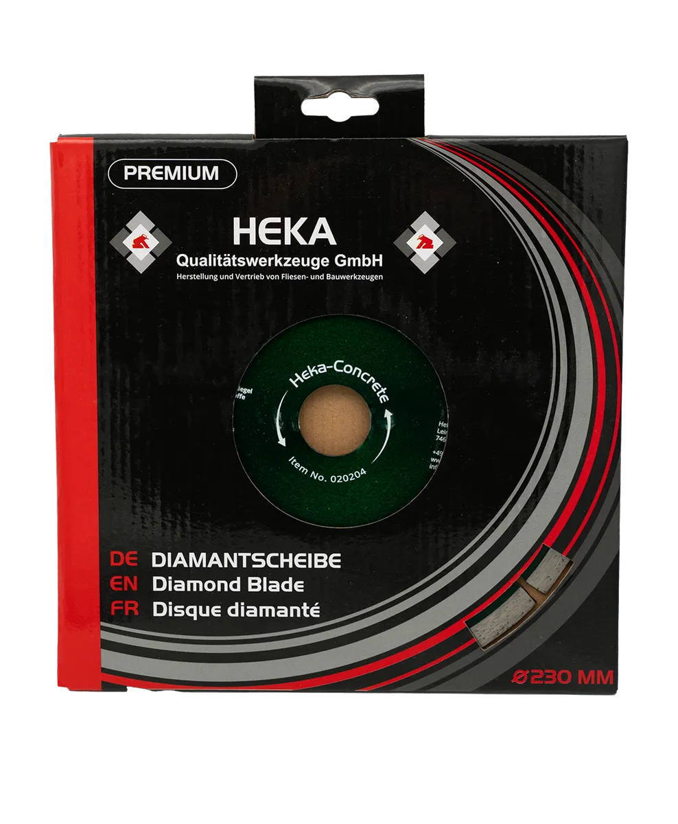 DTS Heka-Concrete, 230 mm, 30 mm inkl. Reduzierring 30 zu 25 & 25 zu 22,2 2
