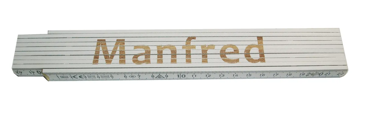 Meterstab weiß Manfred 0