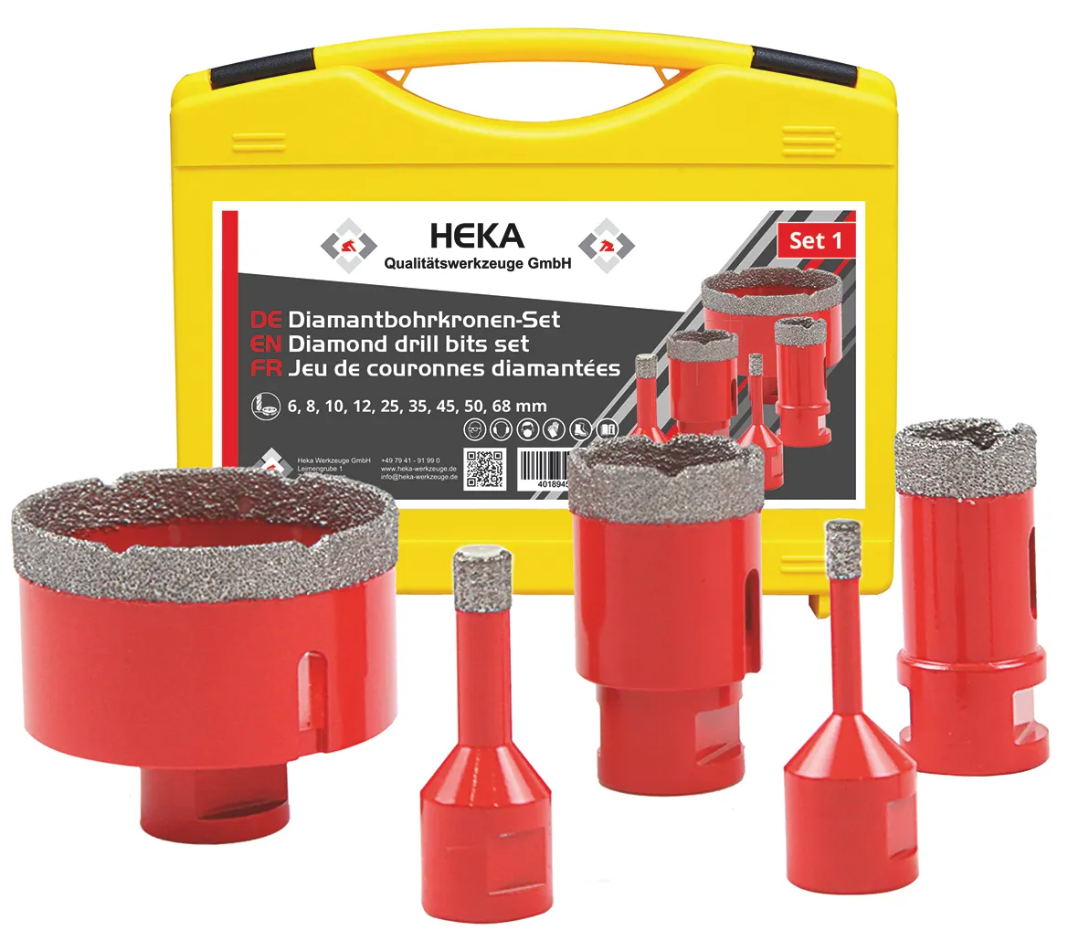 DBK-Set 1 M14 (6,8,10,12,25,35,45,50,68) 0