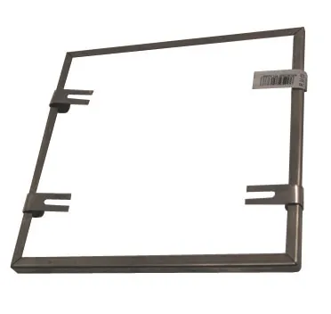 Fliesenrahmen verzinkt 300 x 300 mm weiß beschichtet 0