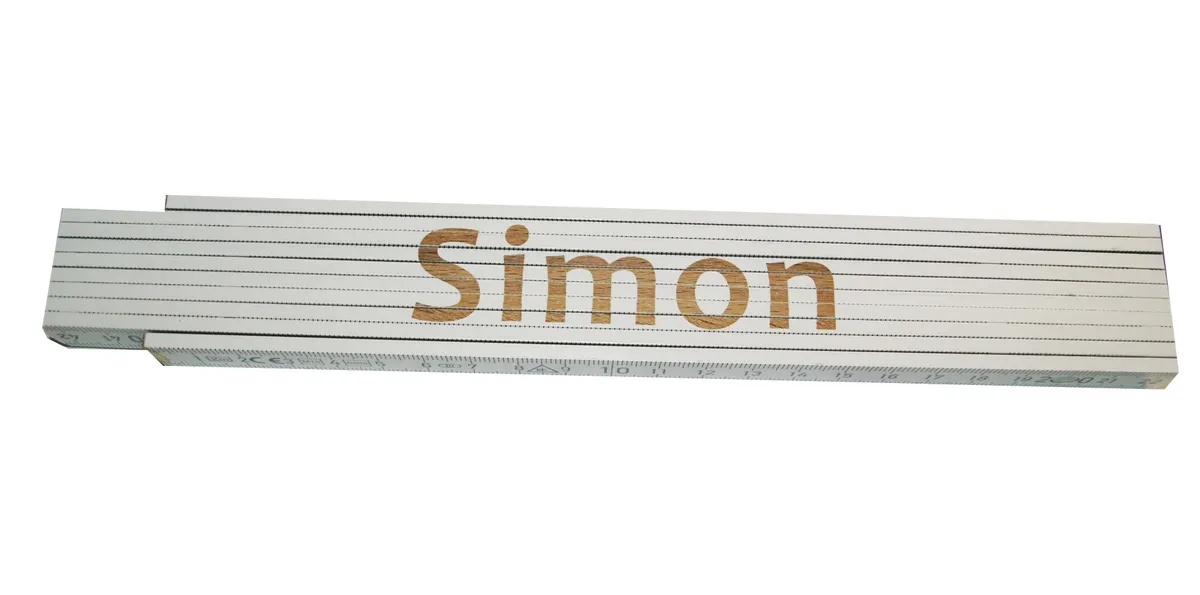 Meterstab weiß Simon 0