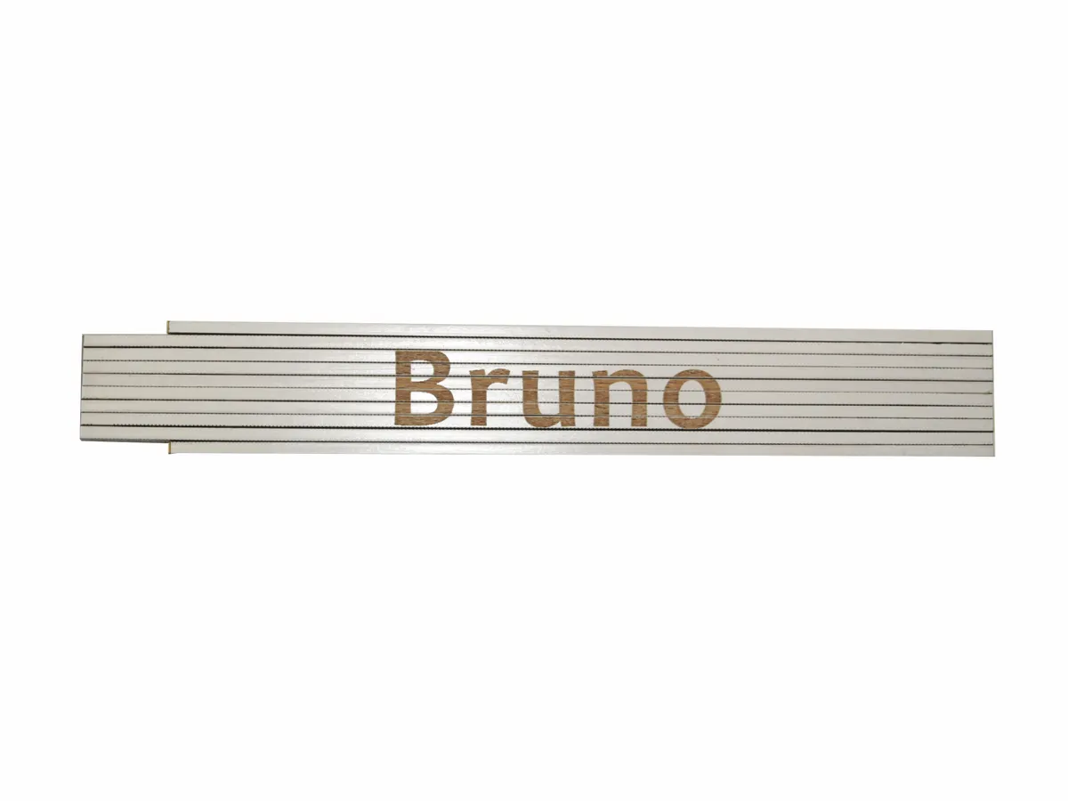 Meterstab weiß Bruno 0